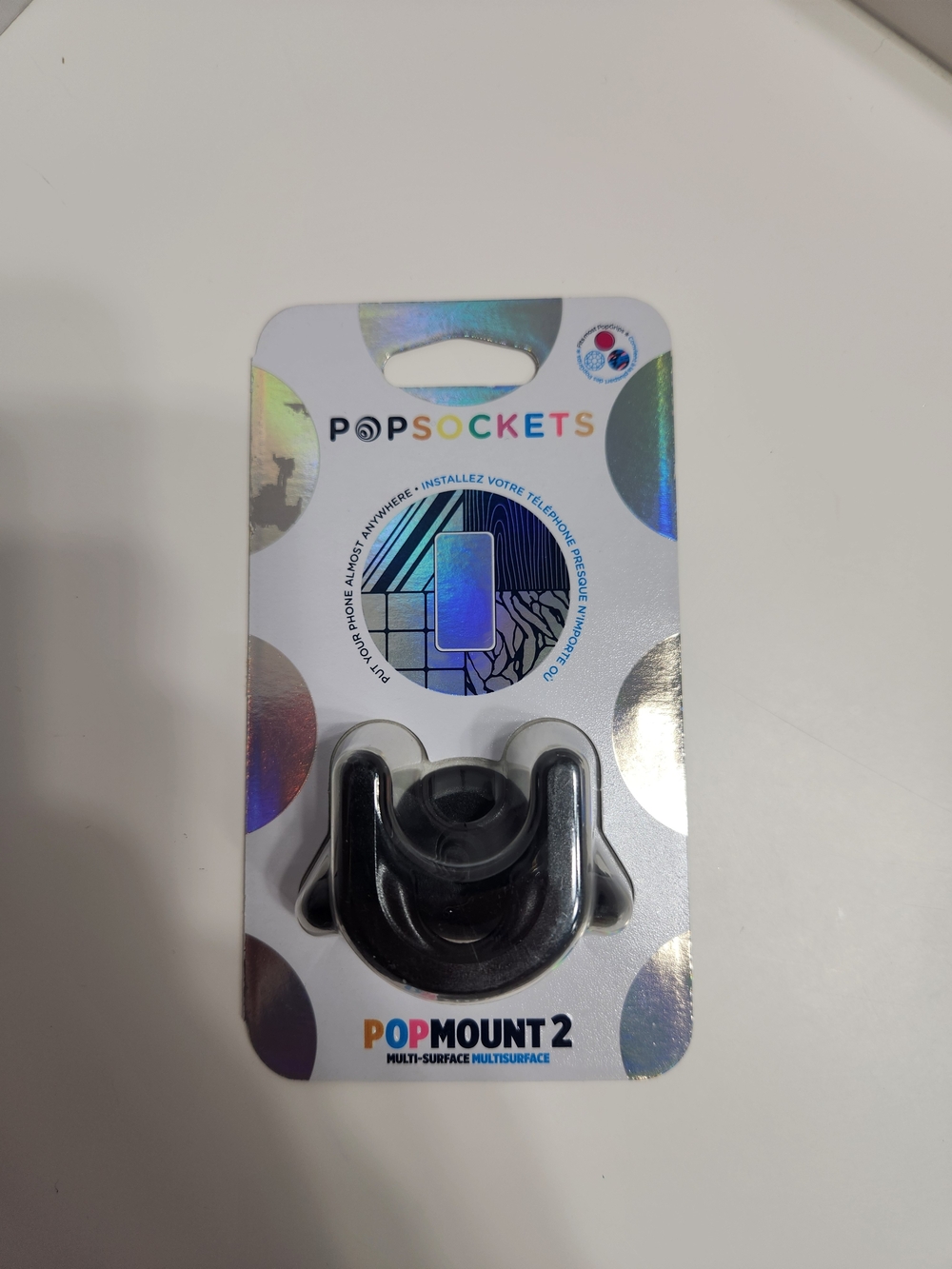 PopSocket PopMount 2 Multi-Surface Phone Mount - Black